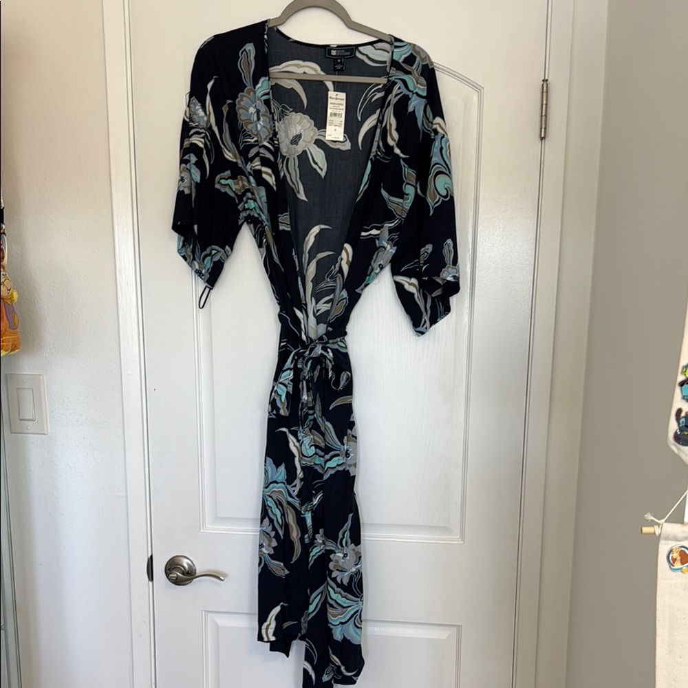 REYN SPOONER Le’ale’a Midi Kimono Wrap Dress